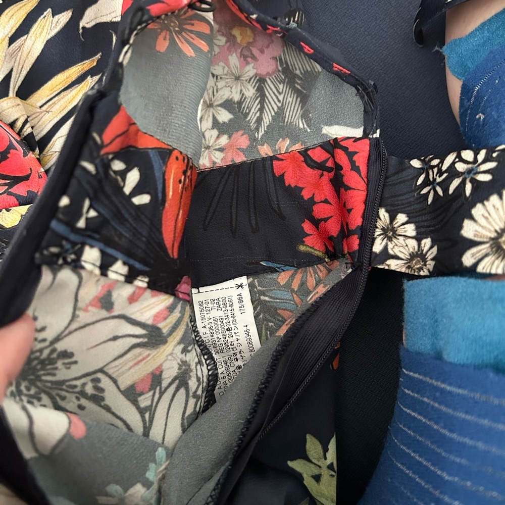 Zara Dark Floral Jumpsuit - Picture 5 of 9